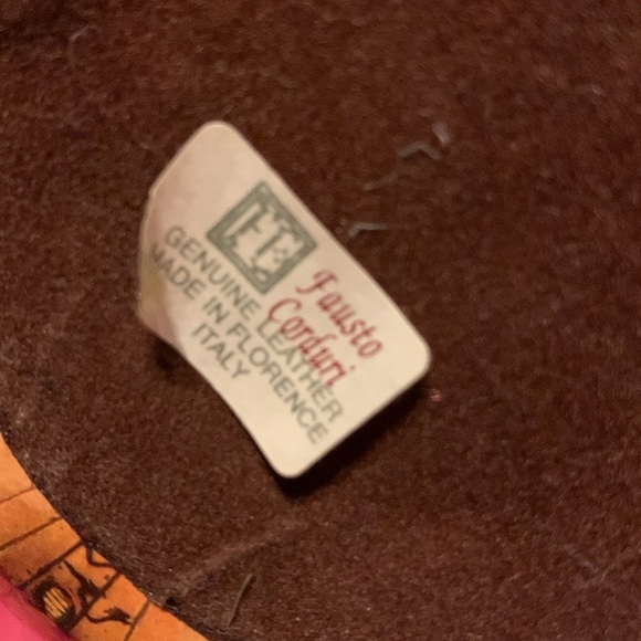 Vintage Italian genuine leather and wood bottle decanter - Picture 5 of 14